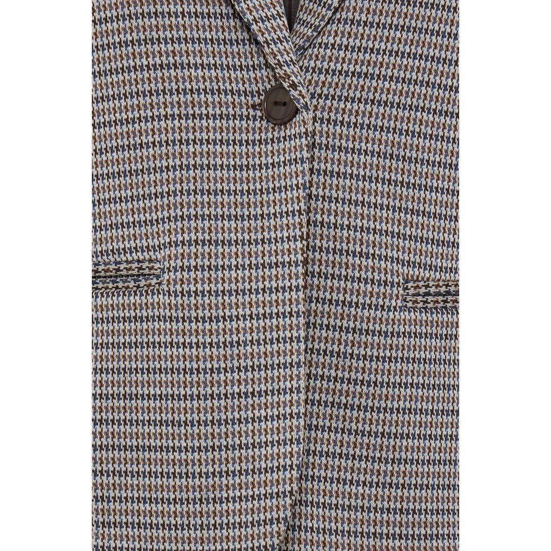 Babett Houndstooth Blazer | Hot Fudge