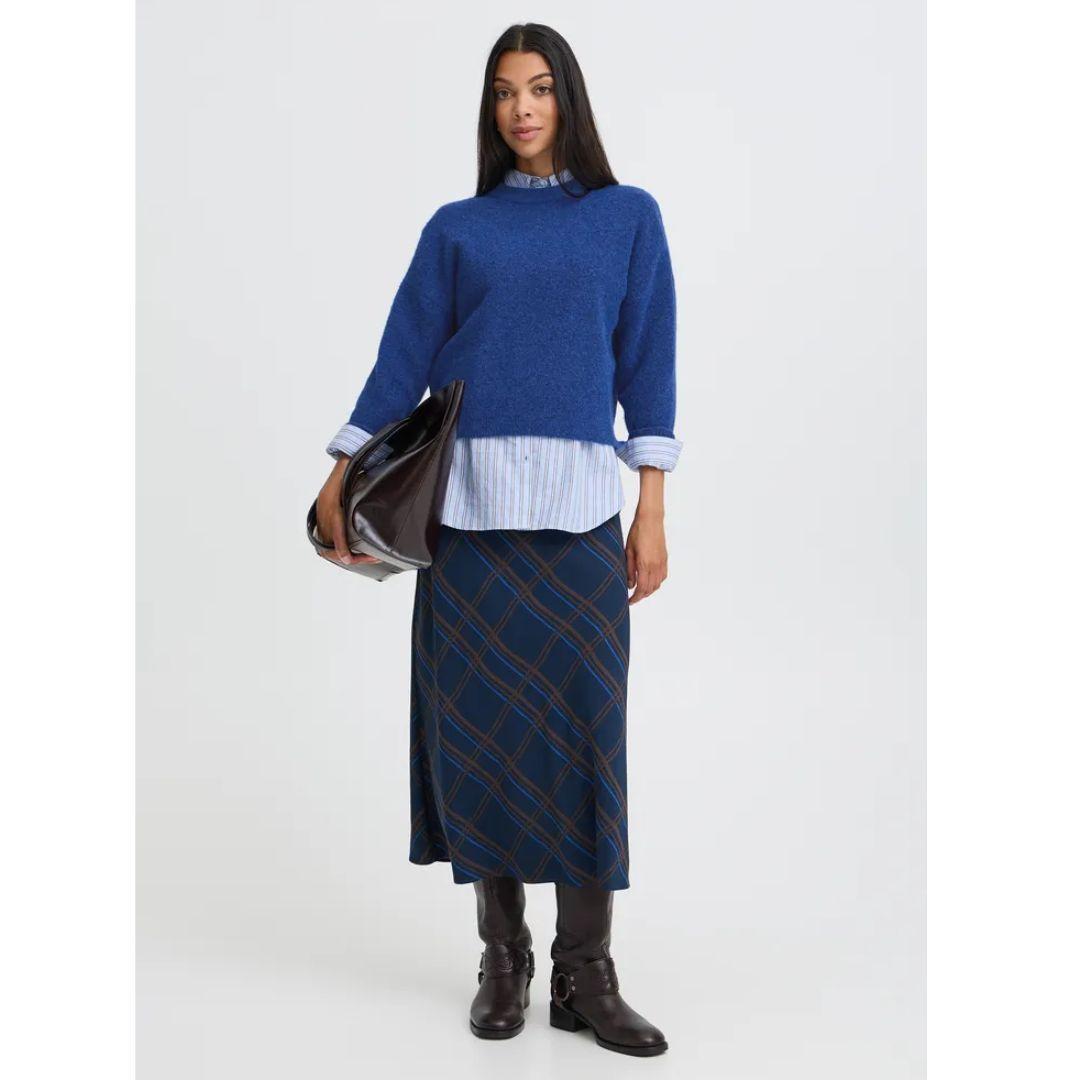 BYOUNG Omea Sweater | 20819591 | Blue Melange