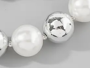 Barbara Ball Necklace - Silver