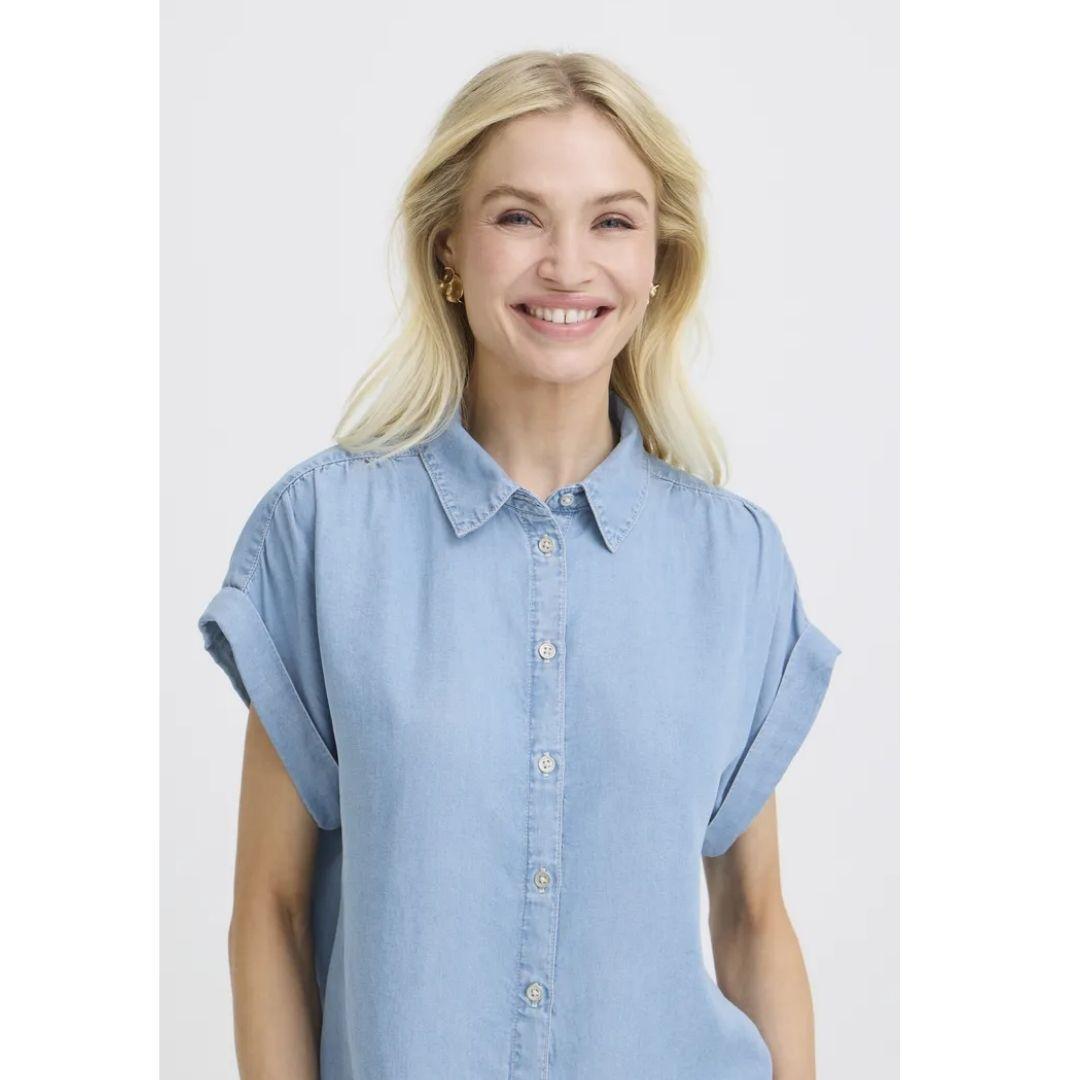 Kosmo Shirt | Light Blue Denim