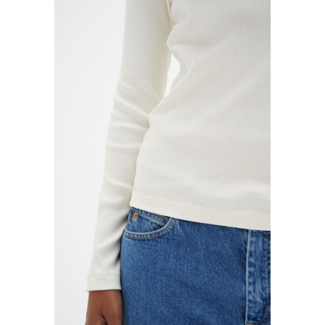 Dagna Long Sleeved Ribbed Shirt