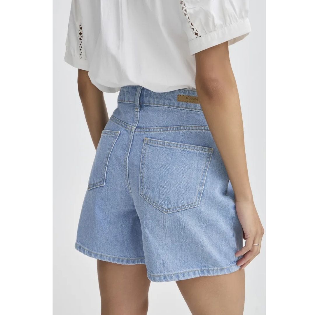 Kallie Shorts - 20816764 - Light Blue Denim