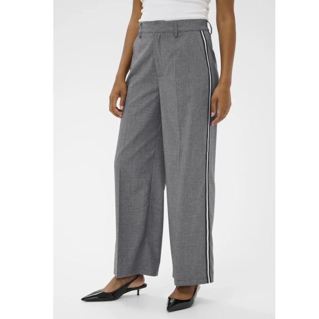 Ramona Pants - 10511089 - Grey Melange