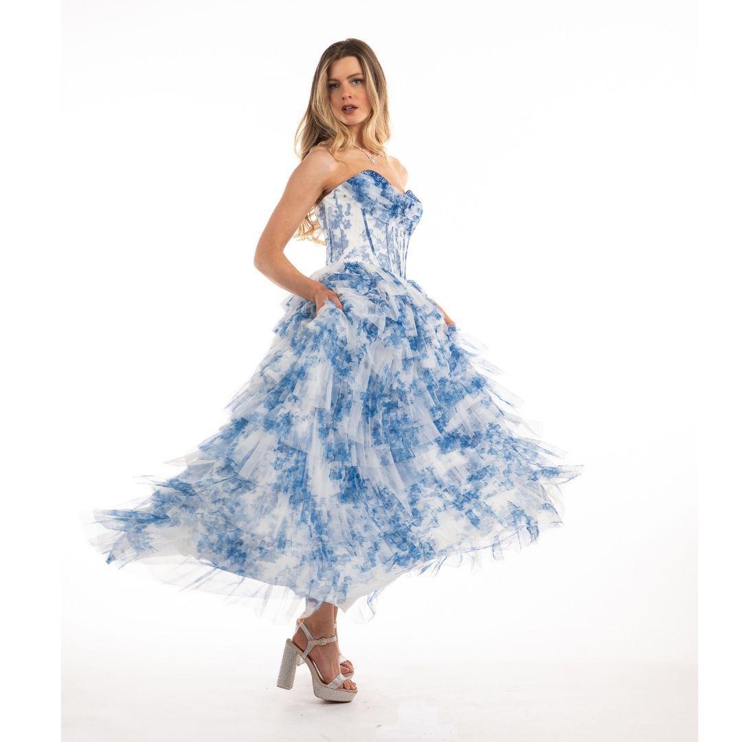 Azure - A10040 - Blue Ivory