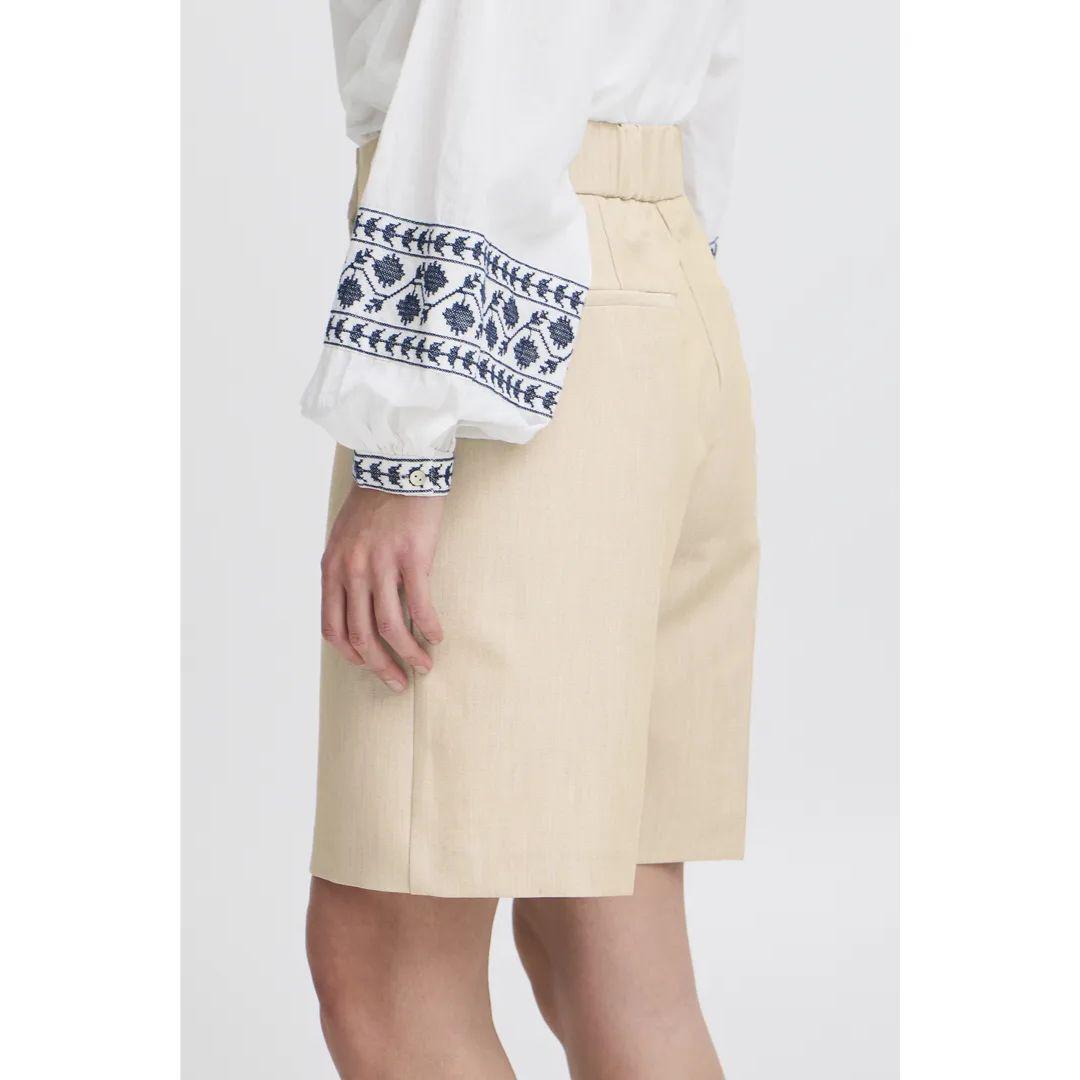 Danta Shorts - 20816453 - Humus Melange