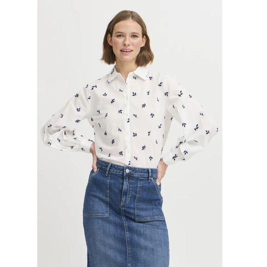 Jadis Shirt | Blue Leaf