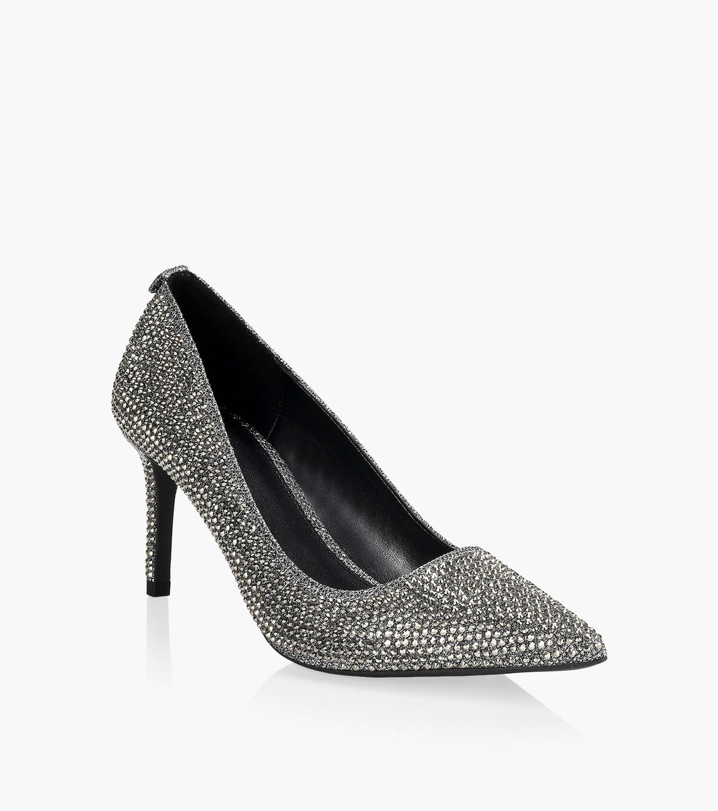 Alina Rhinestone Heel - Silver Rhinestone