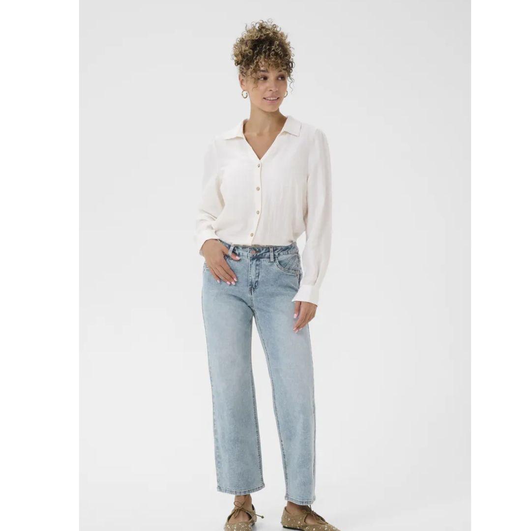 Lisa Straight 7/8 Jeans - Stowe Medium