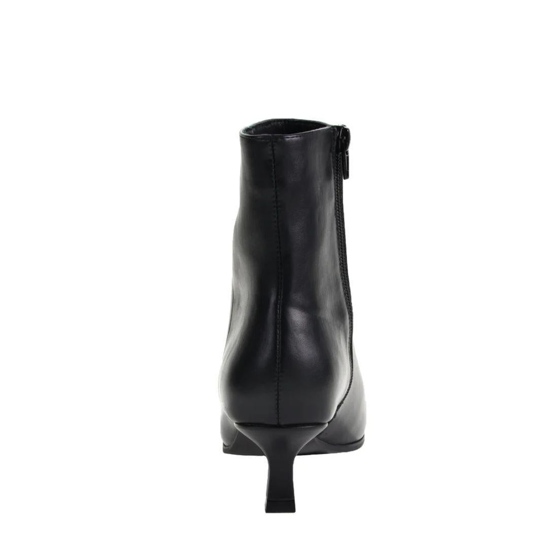 Novalie Faux Leather Low Heeled Bootie