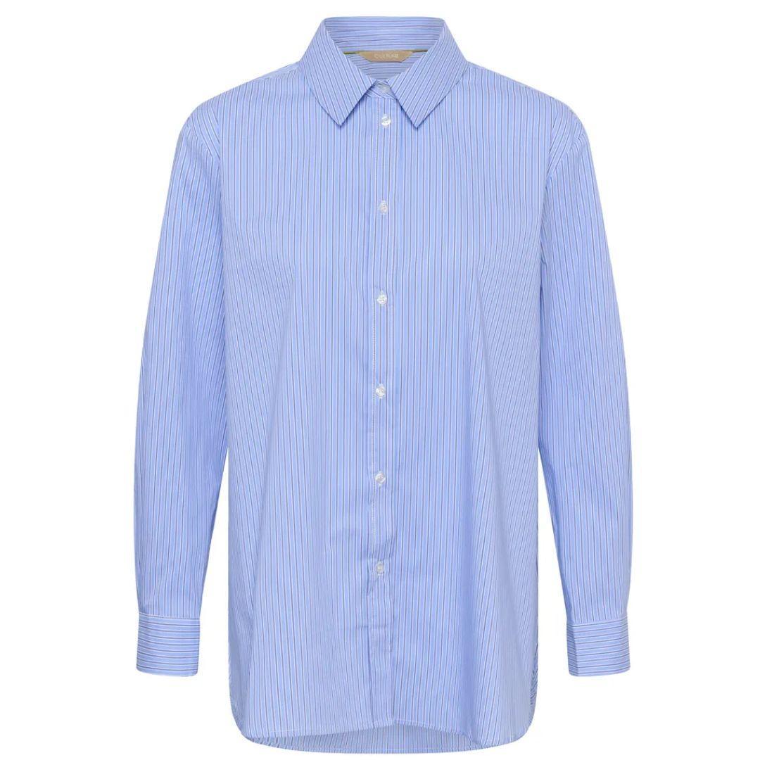 Ebony Stripe Shirt | Blue