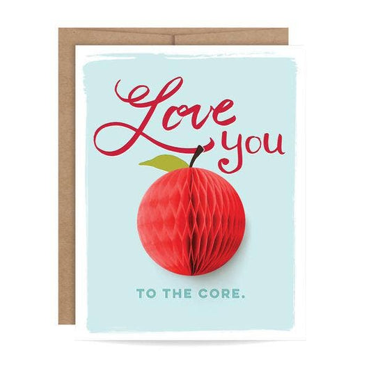 Love You - Apple Pop-up Card