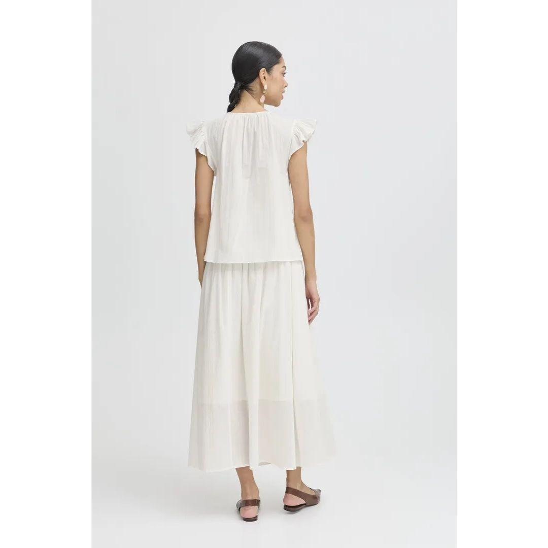 Ipalie Ruffle Blouse - 20816783 - Marshmallow