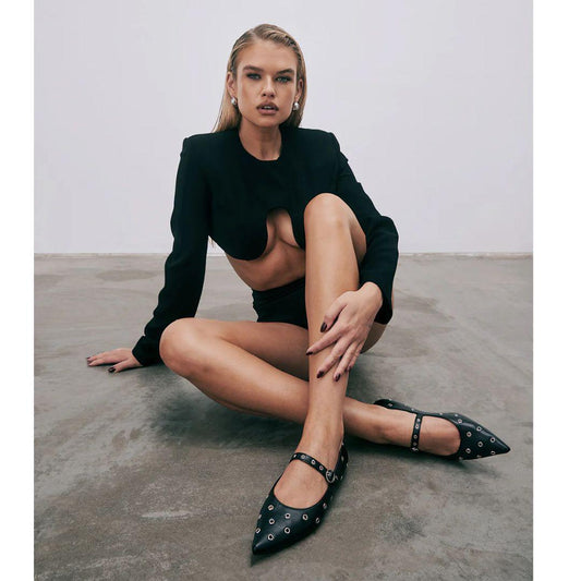 Hollis Flats - F573 - Black