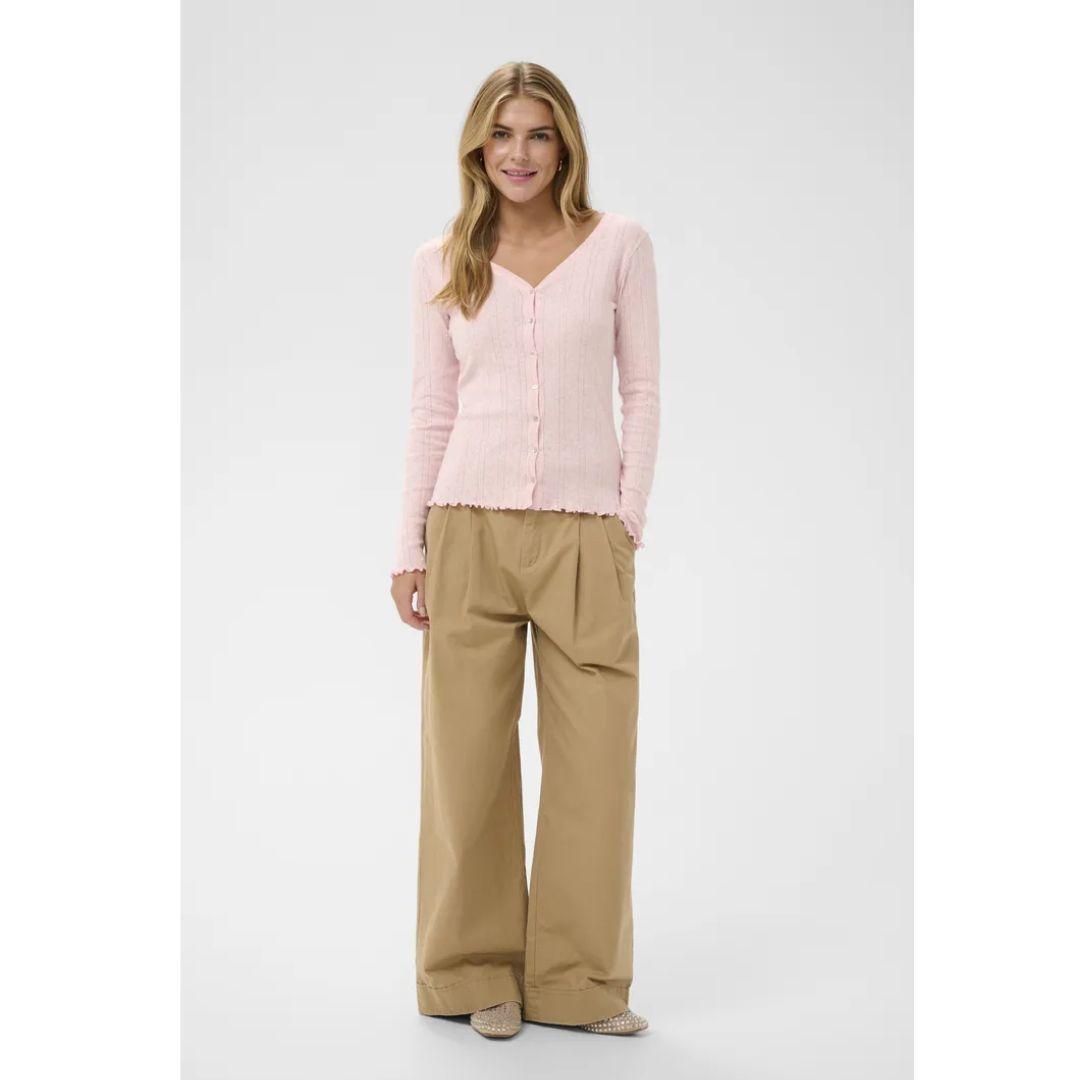 Gru Cardigan - 30513541 - Chalk Pink Melange