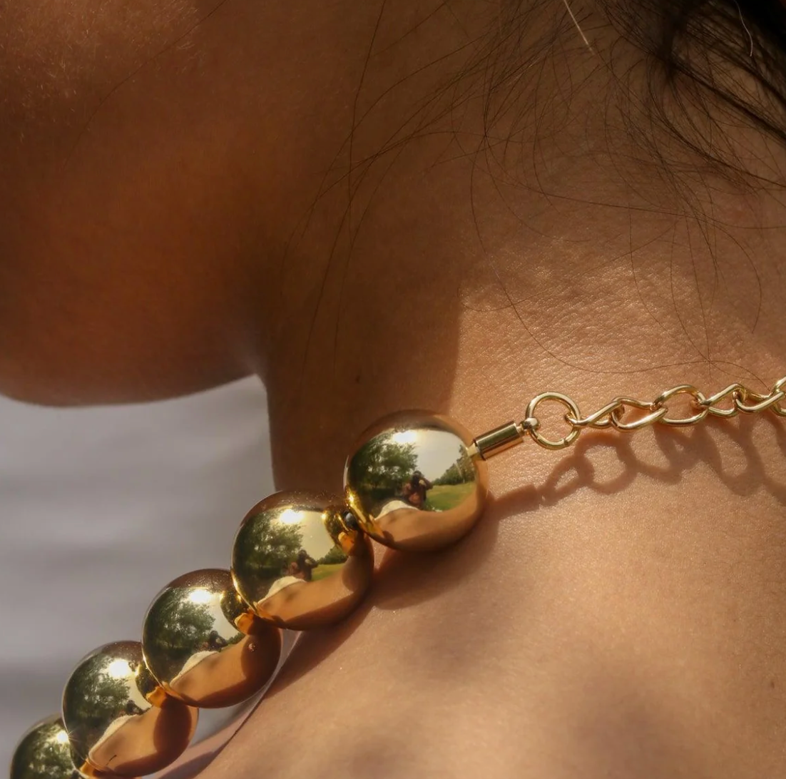 Barbara Ball Necklace - Silver