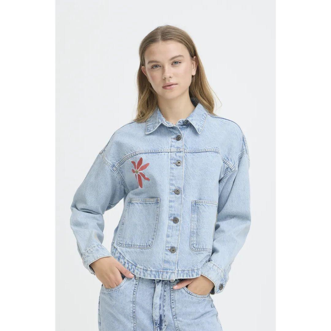 Bauve Denim Jacket - Light Blue