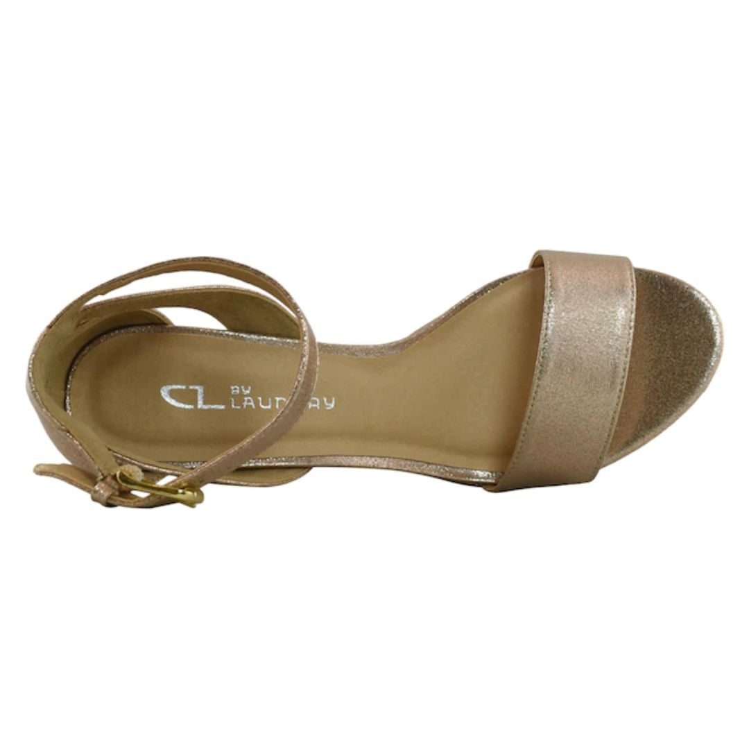 Go On Platform Heels | Gold