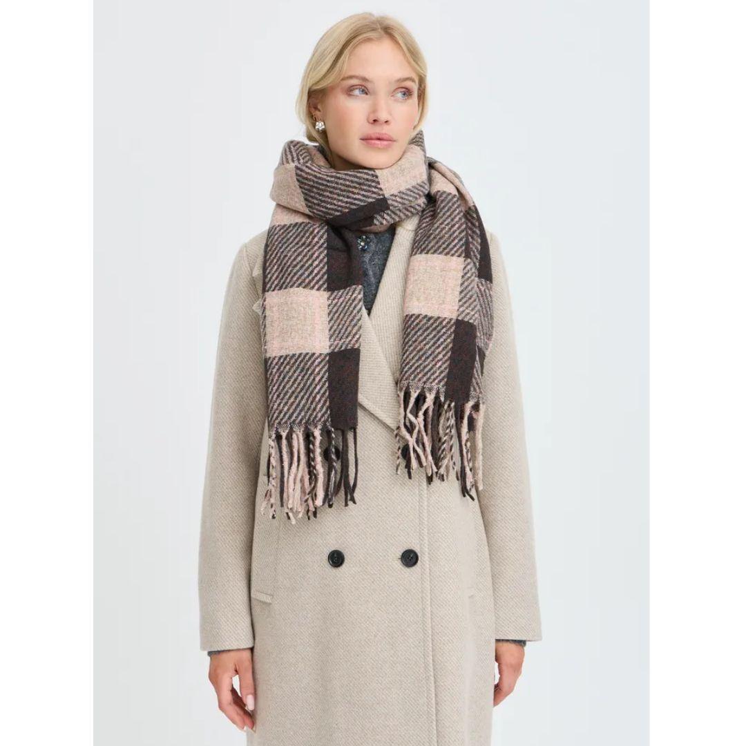 BYOUNG Walvia Scarf | 20819627 | Java Sand Mix