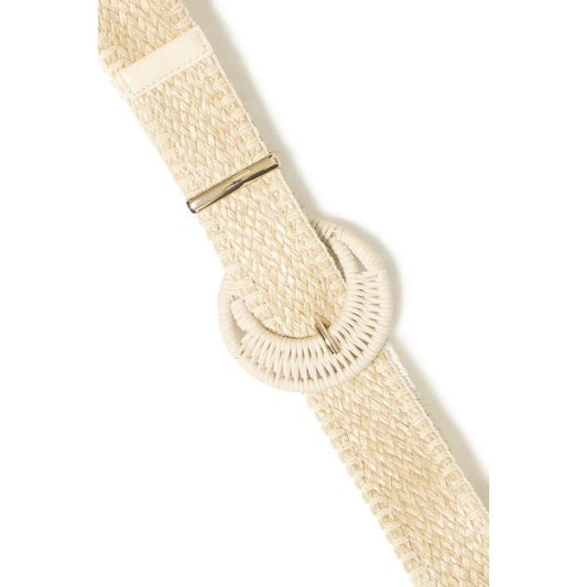 Estraw Belt - 20818864 - Natural Light