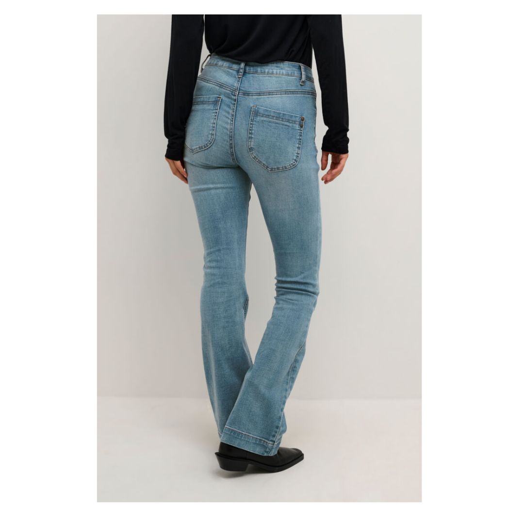 Chianna Bootcut Jeans - 50109983 - Blue Wash