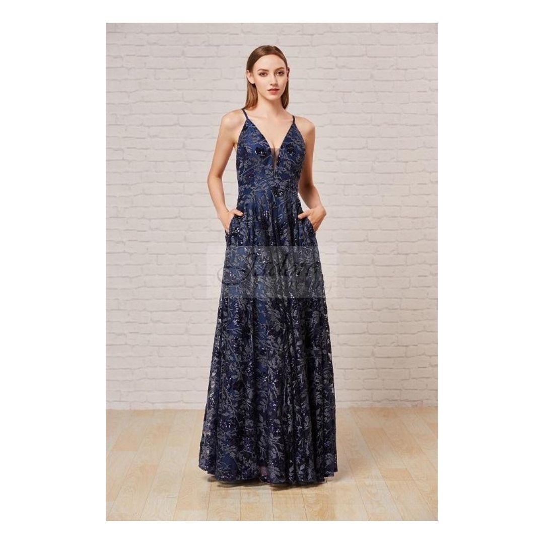 Jadore Evening - J18013 - Navy