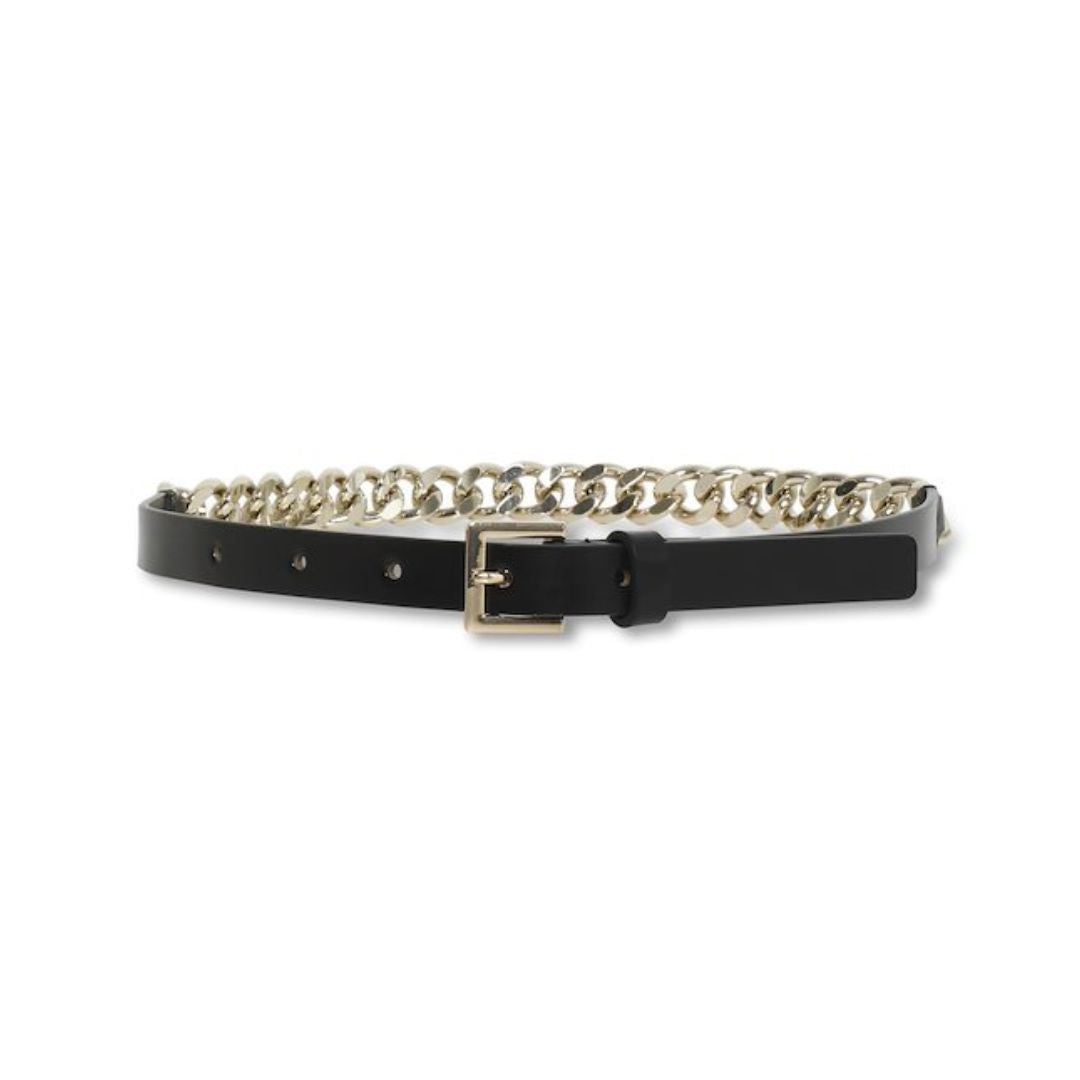 Georg Thin Leather Chain Belt