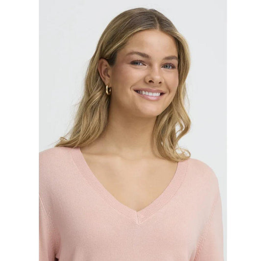 Mary V-Neck Sweater - Navy Blazer