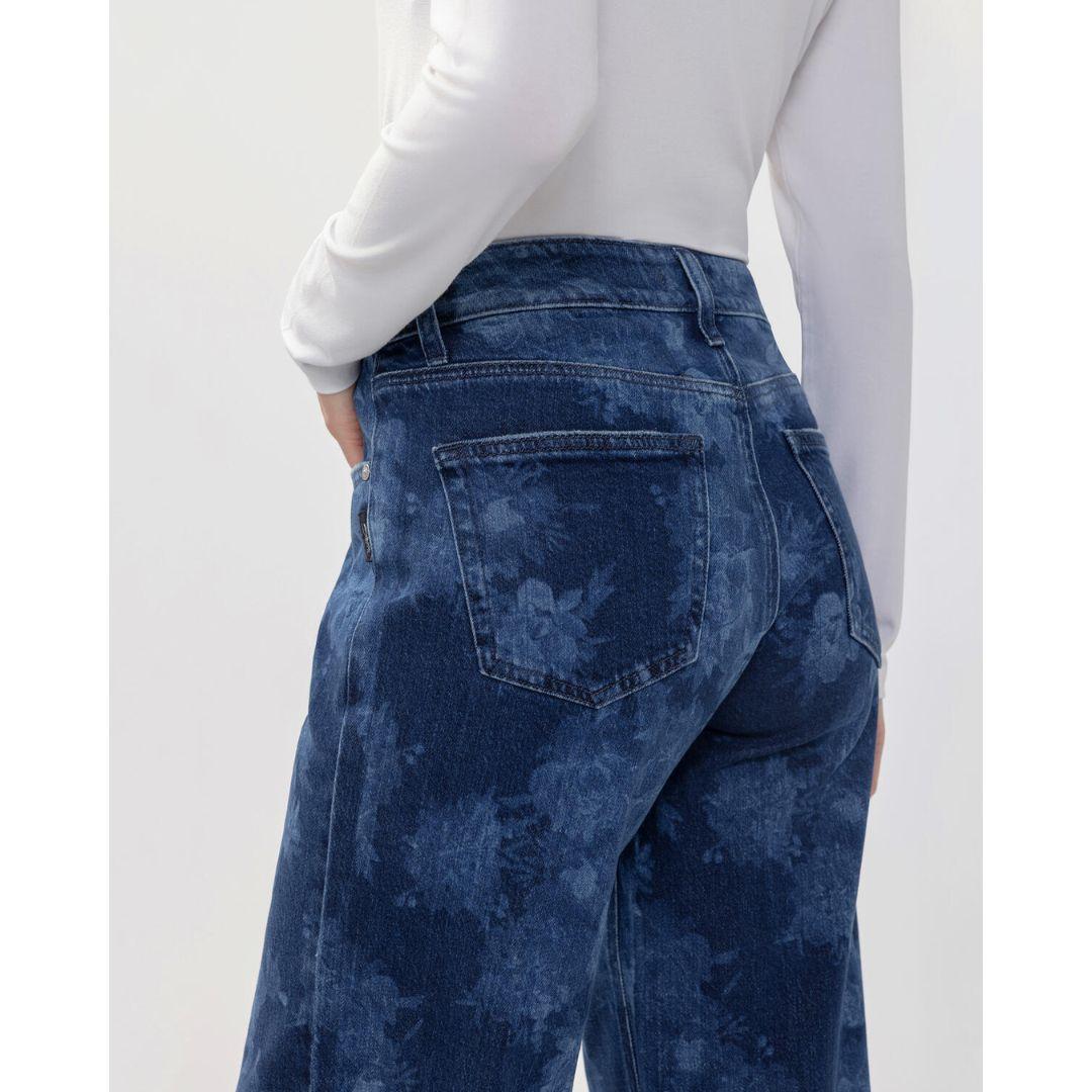 SILVER JEANS Suki Wide Leg Jeans | L93905ADF308 | Floral