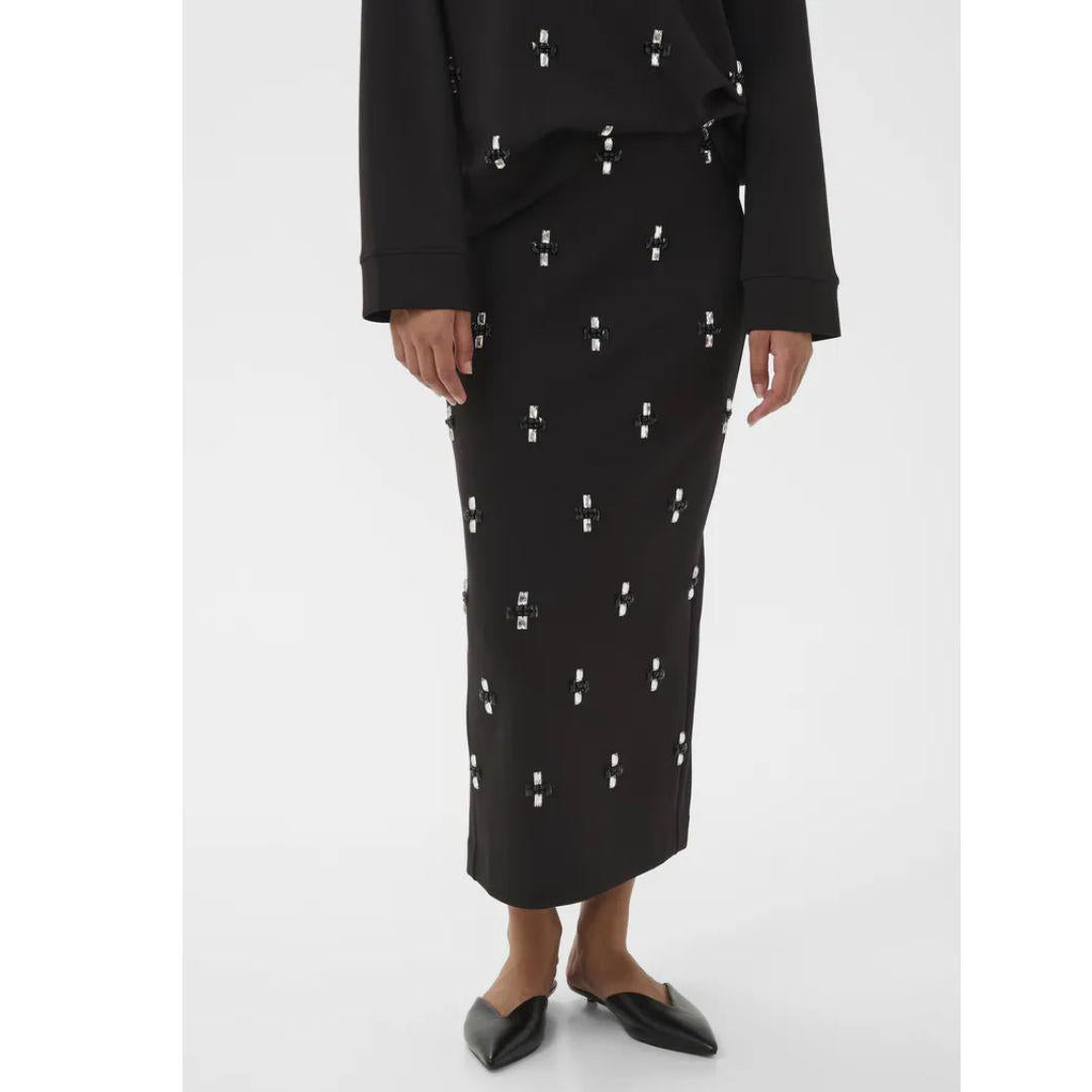 Aida Deco Skirt - 30112279 - Black