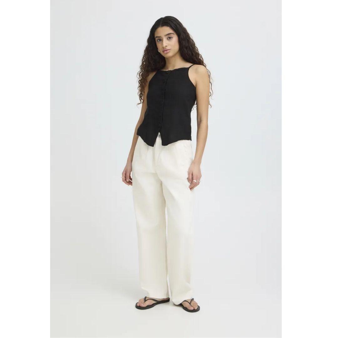 Linno Vest Top - 20125592 - Black