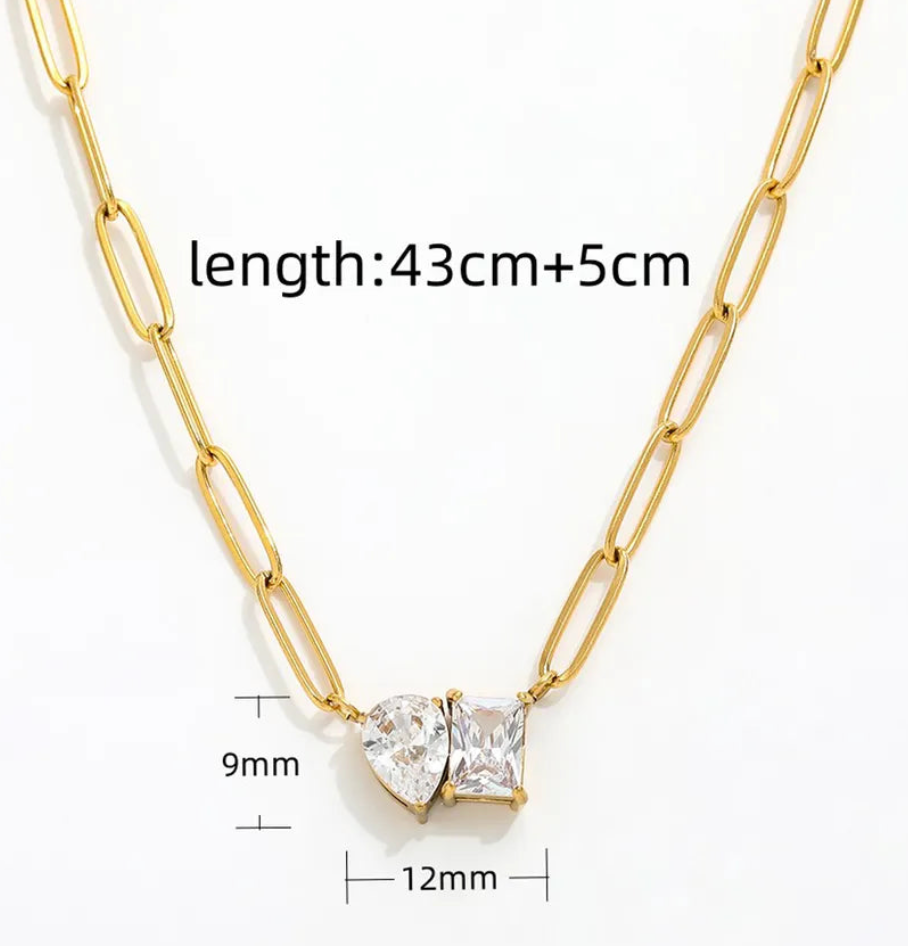 Moi et Toi Pendant Necklace