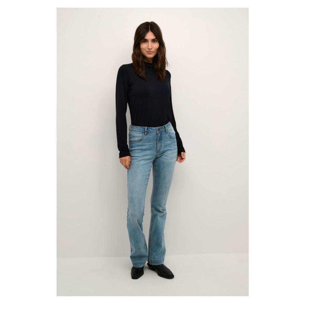 Chianna Bootcut Jeans - 50109983 - Blue Wash