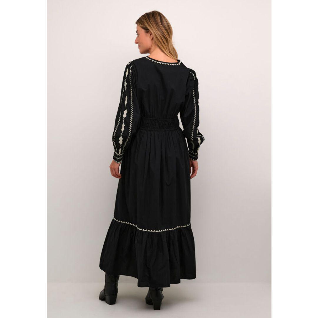 Gwen Long Dress - 10613167 - Pitch Black