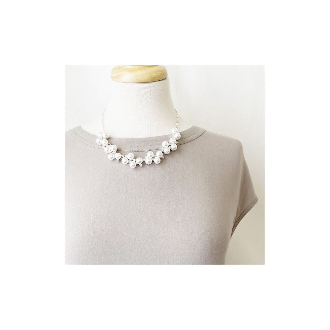 Pearl Statement Necklace - 1539