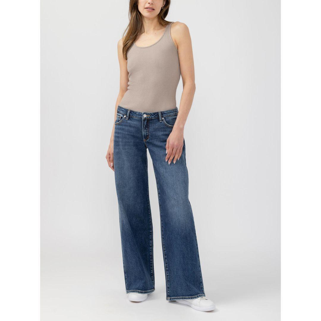 SILVER JEANS Tuesday Baggy Wide Leg Jeans | Juniper