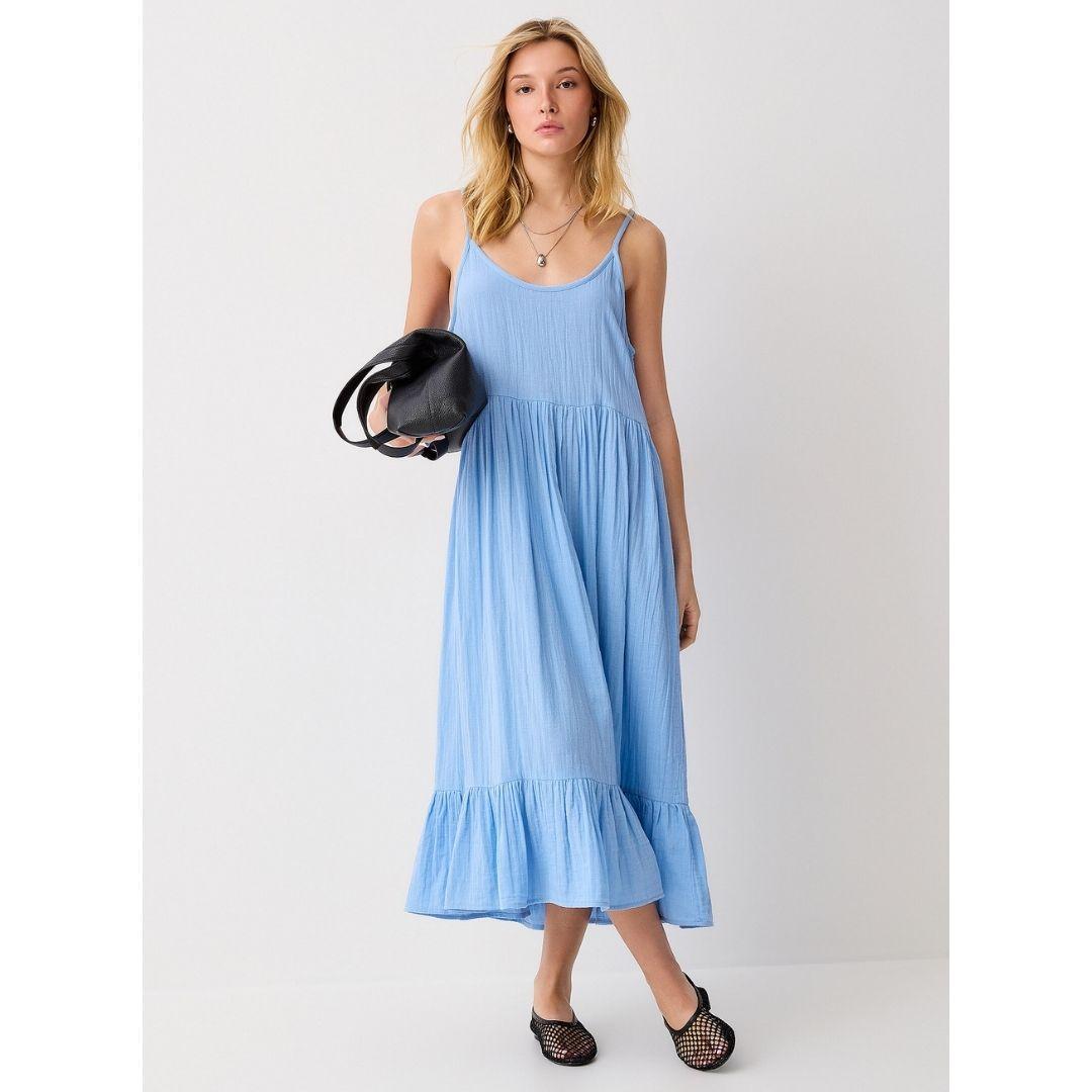 Foxa Midi Dress - 20125888 - Grape Leaf
