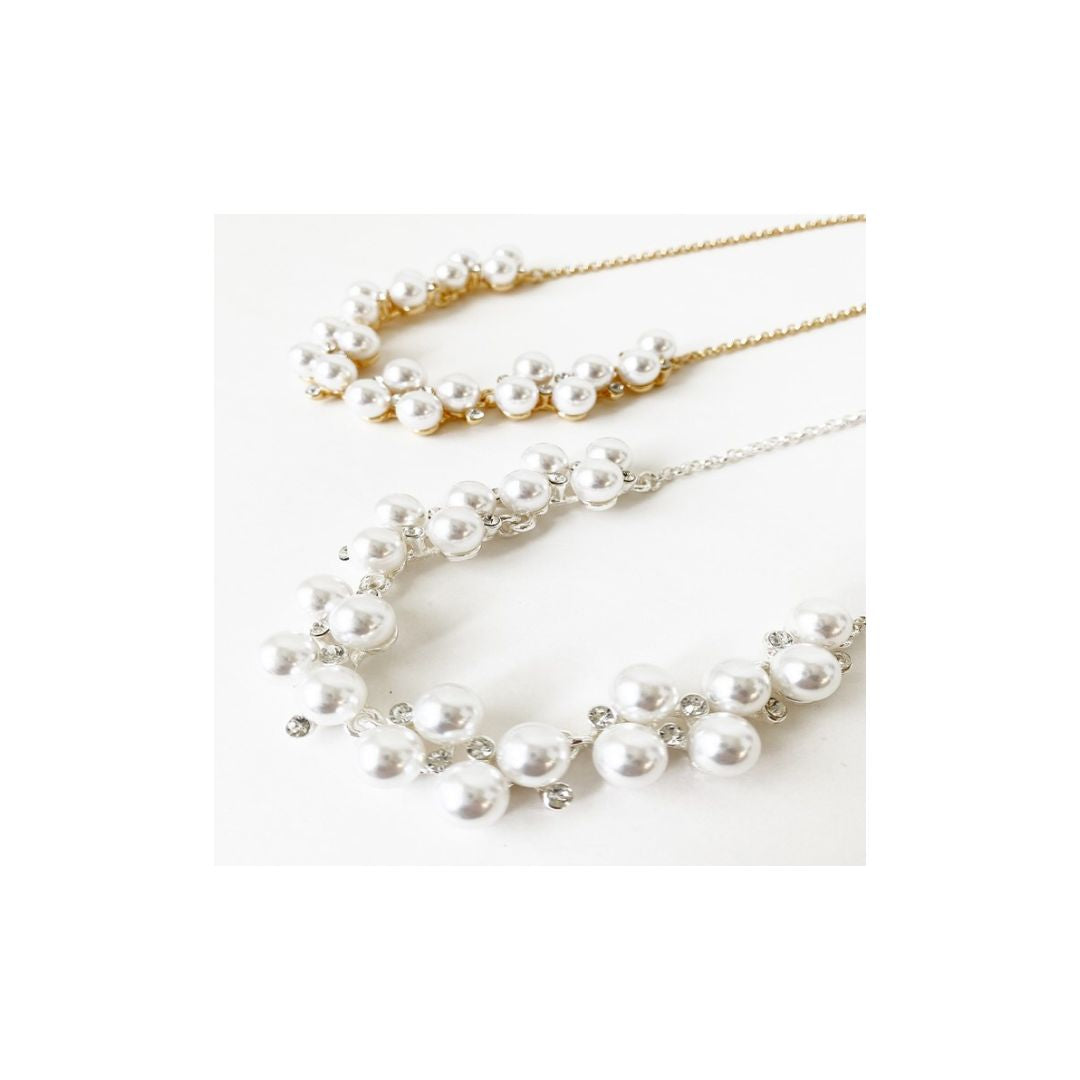 Pearl Statement Necklace - 1539