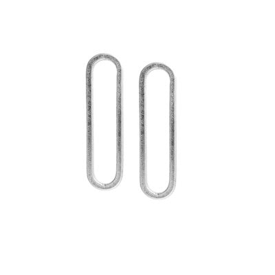 Paper Clip Earrings - 2415