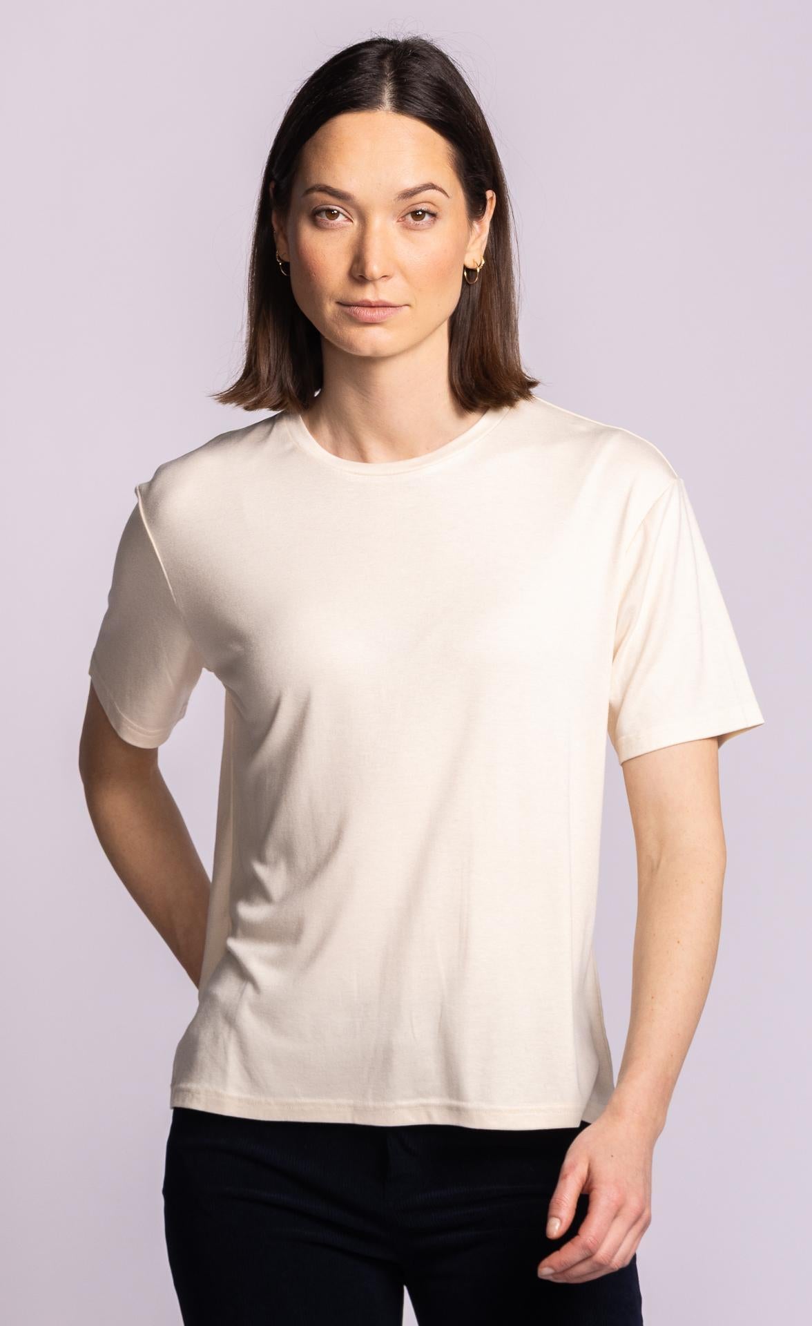 Camilla T-Shirt | TO-11212F26 | Beige