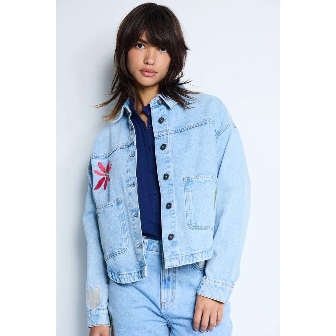 Bauve Denim Jacket - Light Blue