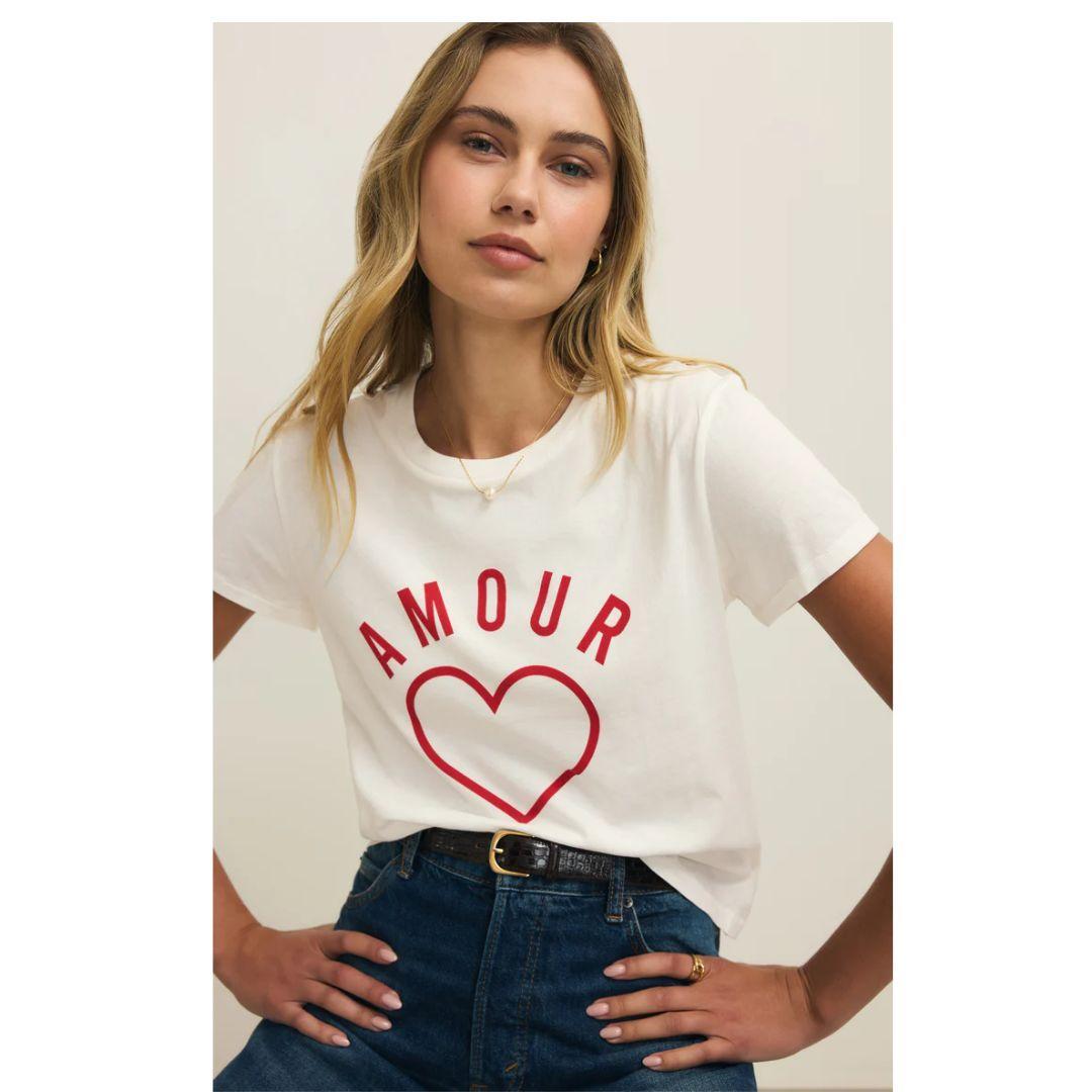 Amour Tourist T-Shirt | Sea Salt