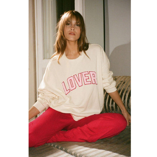 Oversized Lover Sweatshirt - ZLT261189 - Vanilla