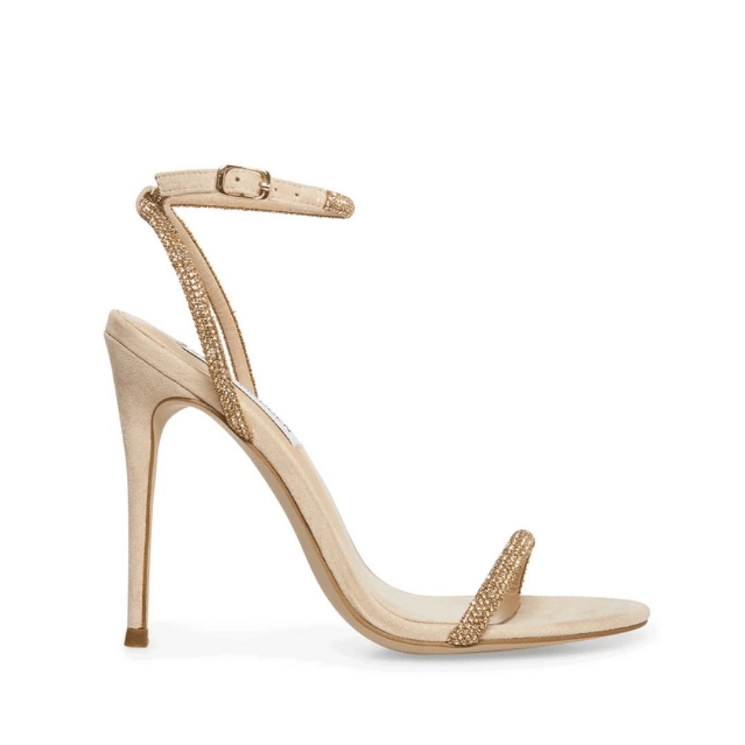 Breslin Sparkle Heels | Blush
