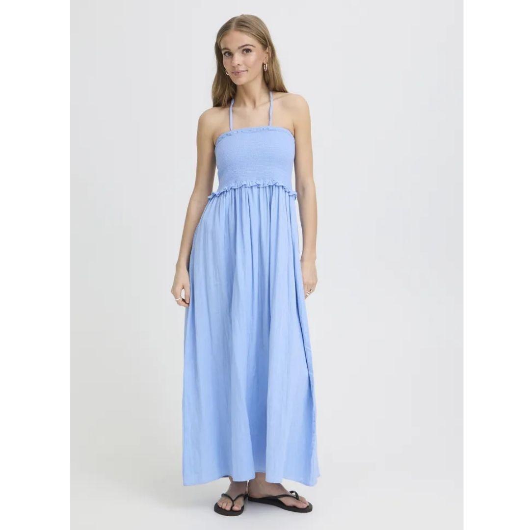 Foxa Halter Dress - 20125889 - Placid Blue