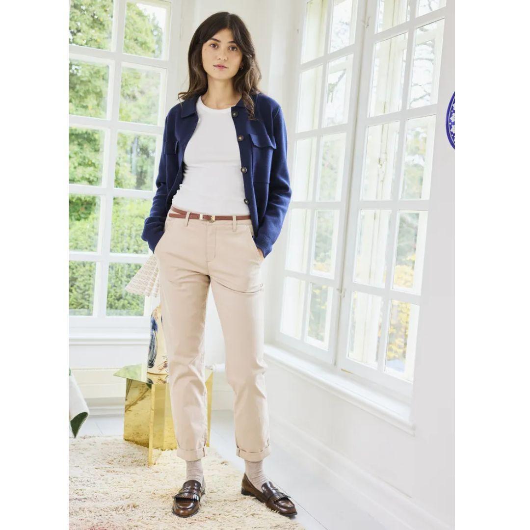 Catja Chino Straight Pants - Oxford Tan