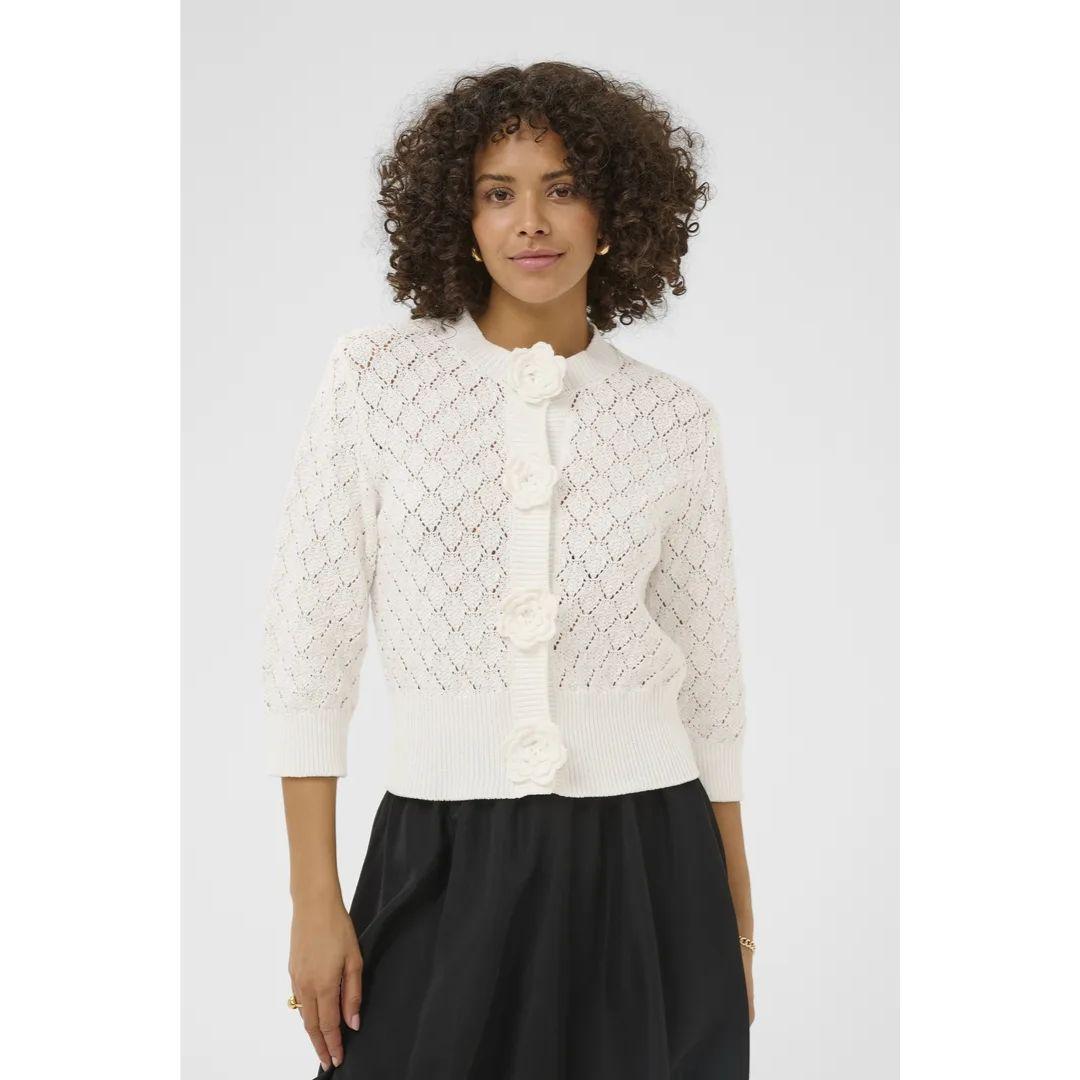 Katherine Knit Cardigan - Chalk
