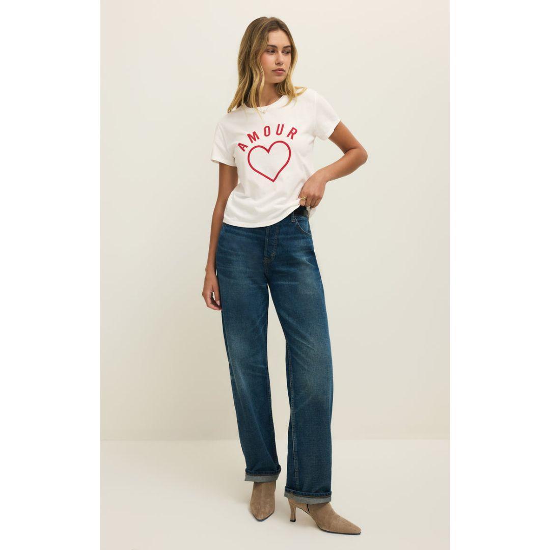 Amour Tourist T-Shirt | Sea Salt