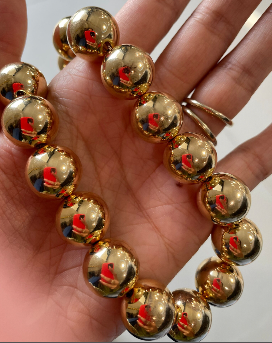Barbara Ball Necklace - Silver