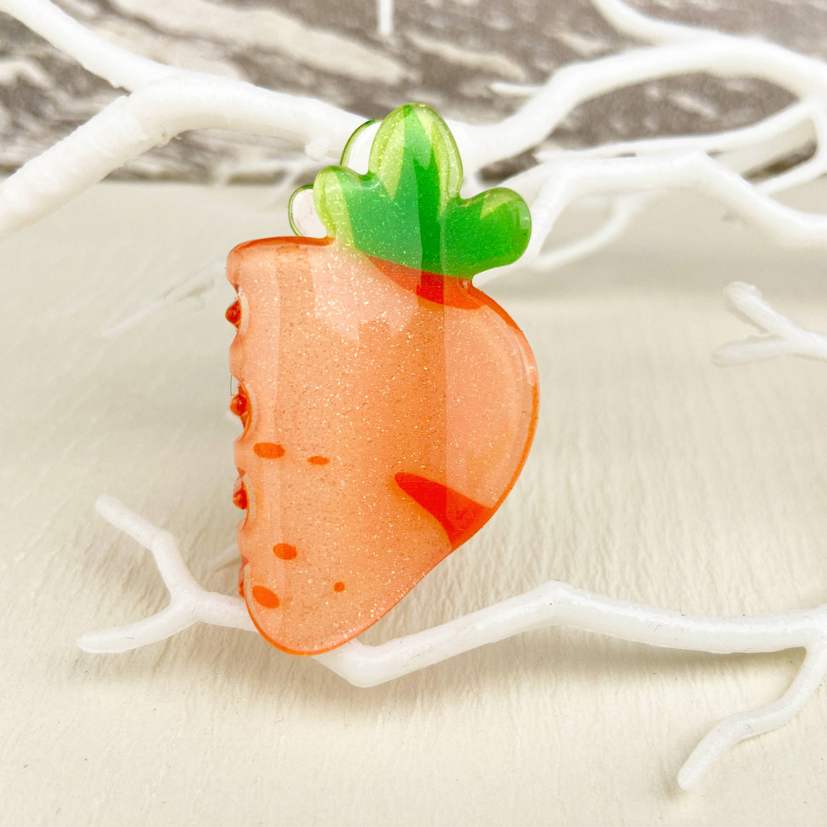 Fruit Rainbow Fun Hair Clip - Lemon