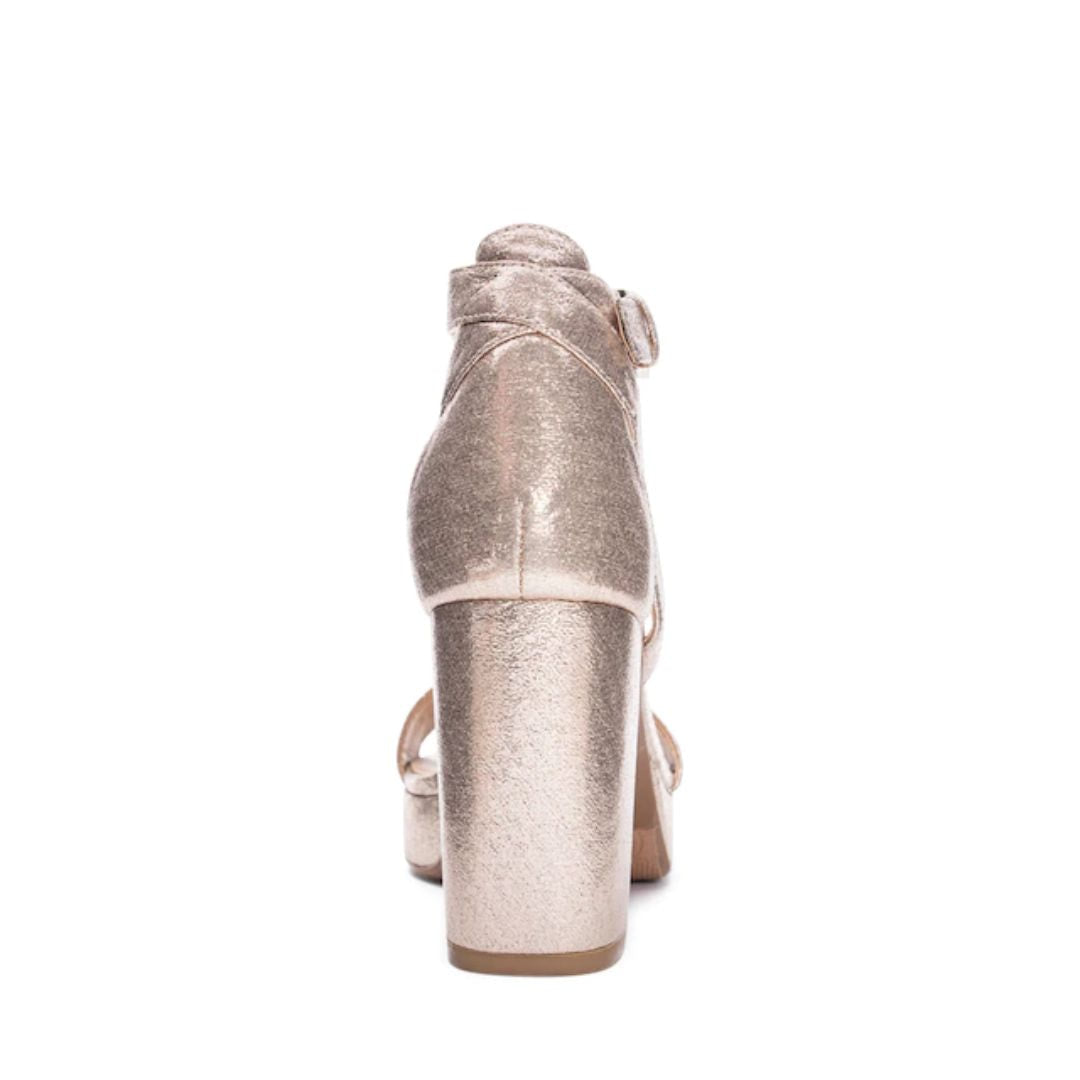 Go On Platform Heels | Gold